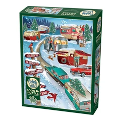 Cobble Hill 1000 db-os puzzle - Christmas Campers (40219)