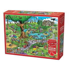 Cobble Hill 1000 db-os puzzle - DoodleTown - Par for the Course (44502)