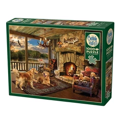 Cobble Hill 1000 db-os puzzle - Lakeside Cabin (40151)