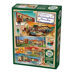 Cobble Hill 1000 db-os puzzle - Mid-Century Modern Dream Home (40070)