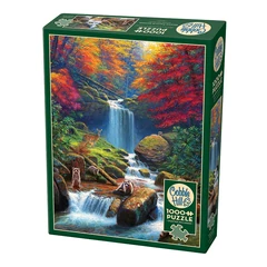 Cobble Hill 1000 db-os puzzle - Mystic Falls in Autumn (40002)