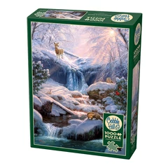 Cobble Hill 1000 db-os puzzle - Mystic Falls in Winter (40003)