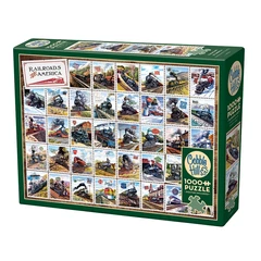 Cobble Hill 1000 db-os puzzle - Railroads of America (40232)