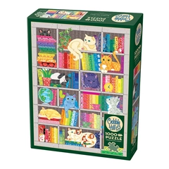 Cobble Hill 1000 db-os puzzle - Rainbow Cat Quilt (40046)