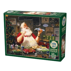 Cobble Hill 1000 db-os puzzle - Santa Painting Cars (40224)