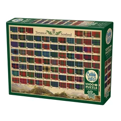 Cobble Hill 1000 db-os puzzle - Tartans of Scotland (40052)
