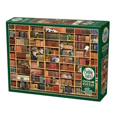 Cobble Hill 1000 db-os puzzle - The Cat Library (40139)