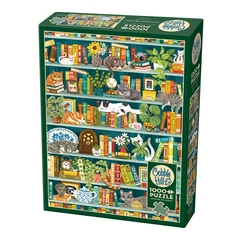 Cobble Hill 1000 db-os puzzle - The Purrfect Bookshelf (40023)