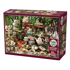 Cobble Hill 2000 db-os puzzle - Mad Hatters Tea Party (49004)