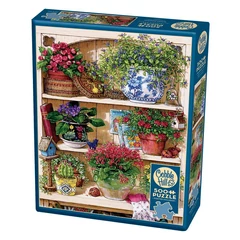 Cobble Hill 500 db-os puzzle - Flower Cupboard (45034)