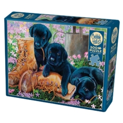 Cobble Hill 500 db-os puzzle - Trouble in the Garden (85017)