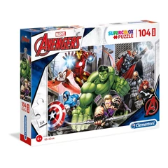 Clementoni 104 db-os Szuper Színes Maxi puzzle - The Avengers (23688)