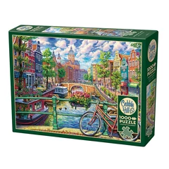 Cobble Hill 1000 db-os puzzle - Amsterdam Canal (40076)