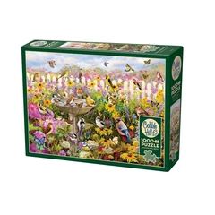 Cobble Hill 1000 db-os puzzle - Backyard Bird Bath (40335)
