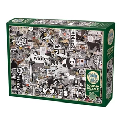 Cobble Hill 1000 db-os puzzle - Black and White: Animals (40043)