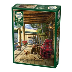 Cobble Hill 1000 db-os puzzle - Cabin Porch (40149)