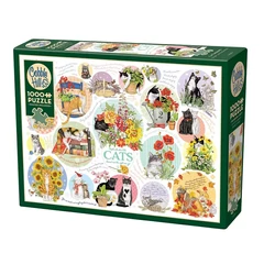 Cobble Hill 1000 db-os puzzle - Cat Thoughts (40298)