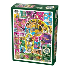 Cobble Hill 1000 db-os puzzle - Doodlecats (40126)