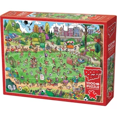 Cobble Hill 1000 db-os puzzle - DoodleTown - Offside Antics (44515)