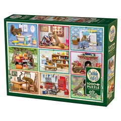 Cobble Hill 1000 db-os puzzle - Squirrels at Home (40287)