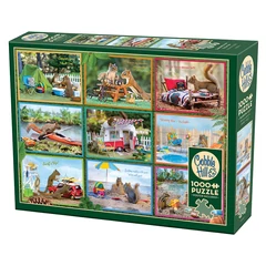Cobble Hill 1000 db-os puzzle - Squirrels on Vacation (40256)