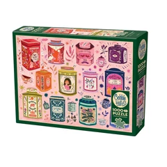 Cobble Hill 1000 db-os puzzle - Tea Tin Treasures (40334)