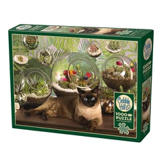 Cobble Hill 1000 db-os puzzle - Terrarium Cat (40142)