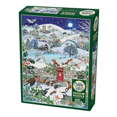Cobble Hill 1000 db-os puzzle - Village on a Winter Night (40257)