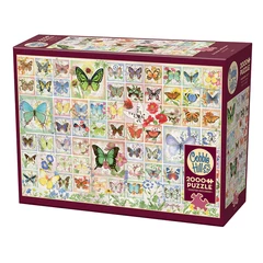Cobble Hill 2000 db-os puzzle - Butterflies and Blossoms (49011)