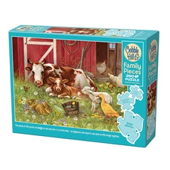 Cobble Hill 350 db-os Family puzzle - Barnyard Babies (47026)