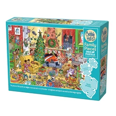 Cobble Hill 350 db-os Family puzzle - Catching Santa (47023)