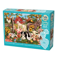 Cobble Hill 350 db-os Family puzzle - Family Farm (47037)