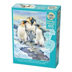 Cobble Hill 350 db-os Family puzzle - Penguin Family (47022)