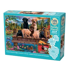 Cobble Hill 350 db-os Family puzzle - Pups and Ducks (47038)