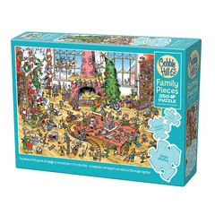 Cobble Hill 350 db-os Family puzzle - Elves at Work (47019)