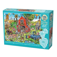 Cobble Hill 350 db-os Family puzzle - Farmyard Folly (47018)