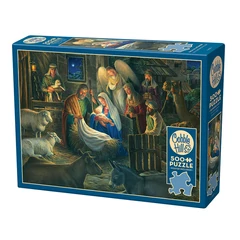 Cobble Hill 500 db-os puzzle - Away in a Manger (45057)