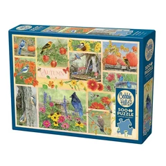 Cobble Hill 500 db-os puzzle - Garden Birds in Autumn (45103)