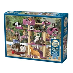 Cobble Hill 500 db-os puzzle - Jungle Cats (45095)