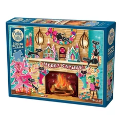 Cobble Hill 500 db-os puzzle - Merry Catmas (45131)