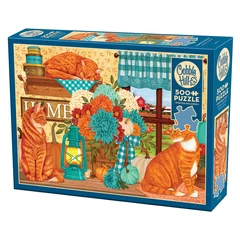Cobble Hill 500 db-os puzzle - Pumpkin Patch Cats (45075)