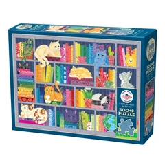 Cobble Hill 500 db-os puzzle - Rainbow Cats (45090)