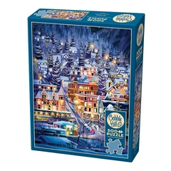 Cobble Hill 500 db-os puzzle - Ski Town (45098)