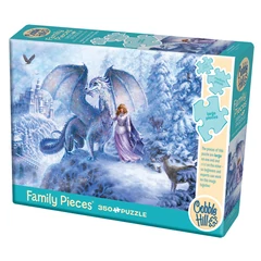 Cobble Hill 350 db-os Family puzzle - Ice Dragon (54645)