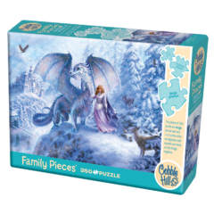Cobble Hill 350 db-os Family puzzle - Ice Dragon (54645)