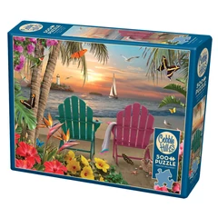 Cobble Hill 500 db-os puzzle - Island Paradise (45032)