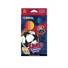 Coolpack - Colorino JUMBO 12 db-os színes ceruza készlet - Football (21757PTR)