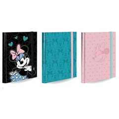 Coolpack - Disney - Minnie Mouse A/4 keményfedeles gumis mappa - háromféle