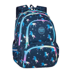 Coolpack - Spiner Termic iskolatáska, hátizsák thermo zsebbel - 3 rekeszes - Blue Unicorn (F001670)