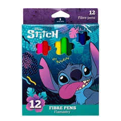 Coolpack - 12 színű filctoll - Disney Fashion - Stitch - Blue (54793PTR)